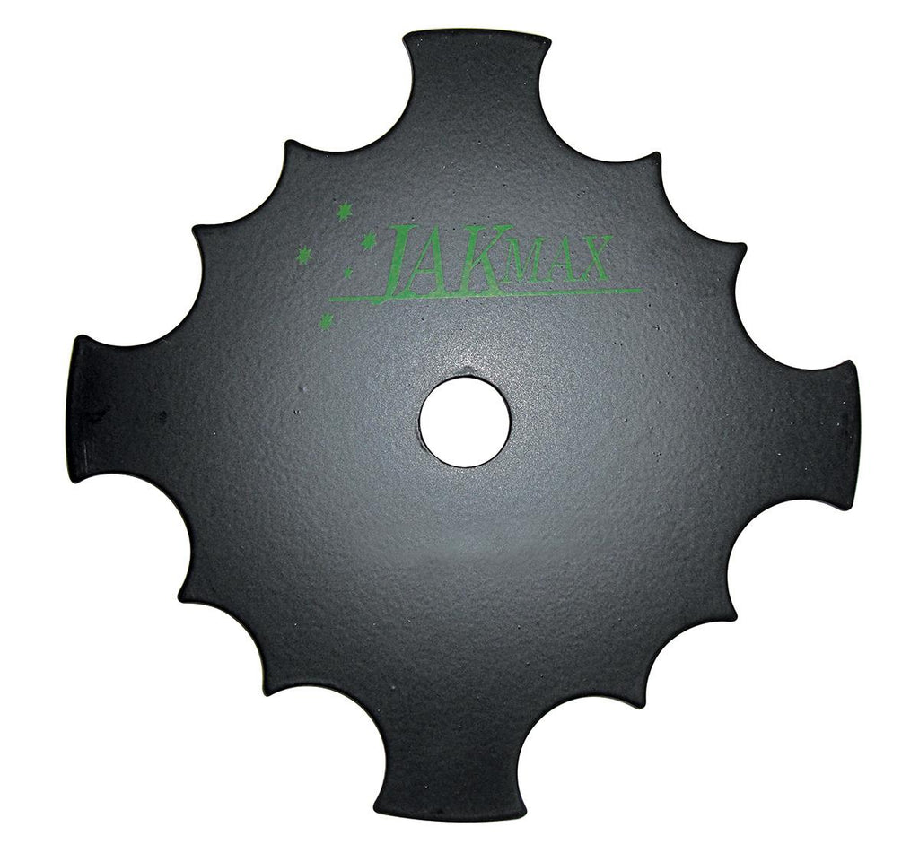 PowerMowers provides professional lawn & garden products that prioritises cutting-edge performance & user-safety. JakMax Brushcutter Blade 8" Scalloped 4 Tooth 20mm Bore JM746