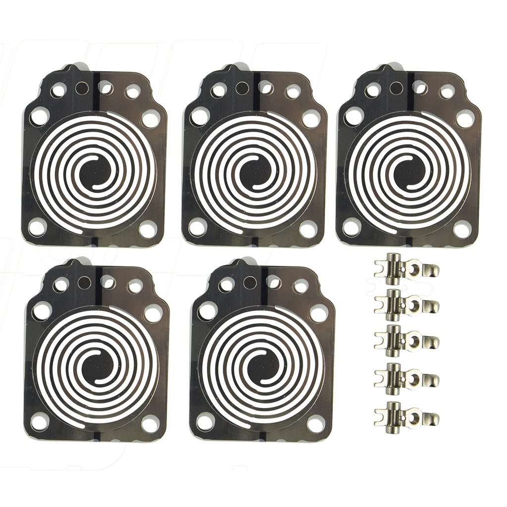 Walbro/GA WA-1/WA-2-1/WA-3/WA-4/WA-5-1 Spiral Metering Diaphragm And Gasket 5-Pack Upgrade Kit K6-WYTA, K1-WYTA