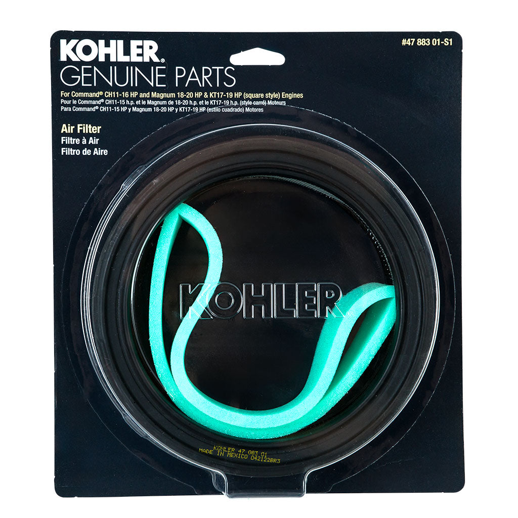 Kohler/GA/Cub Cadet IH-117210/IH-79317/KH-47-083/KH-47-883/KH-52-083 Air Filter & Pre-Filter Kit IH-79317, KH-47