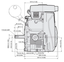Load image into Gallery viewer, Kawasaki 21.4hp FH721D-KS01-S Commercial V-Twin Horizontal Shaft (1-1/8&quot;) Universal \Petrol Engine ENG6364