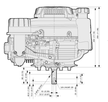 Load image into Gallery viewer, Kawasaki 4.5hp FJ180V-DM25-S KAI (Toro) Petrel Vertical Shaft Engine ENG8097