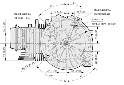 Kawasaki 4.5hp FJ180V-DM25-S KAI (Toro) Petrel Vertical Shaft Engine ENG8097