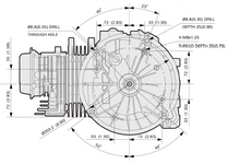 Load image into Gallery viewer, Kawasaki 4.5hp FJ180V-DM25-S KAI (Toro) Petrel Vertical Shaft Engine ENG8097