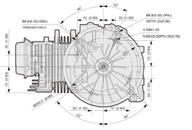 Kawasaki 4.5hp FJ180V-DM25-S KAI (Toro) Petrel Vertical Shaft Engine ENG8097