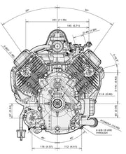 Load image into Gallery viewer, Kawasaki 18hp (603cc) FS600V-FS00-S V-Twin Vertical Shaft (1&quot;) Ride-On Petrol Engine ENG8048
