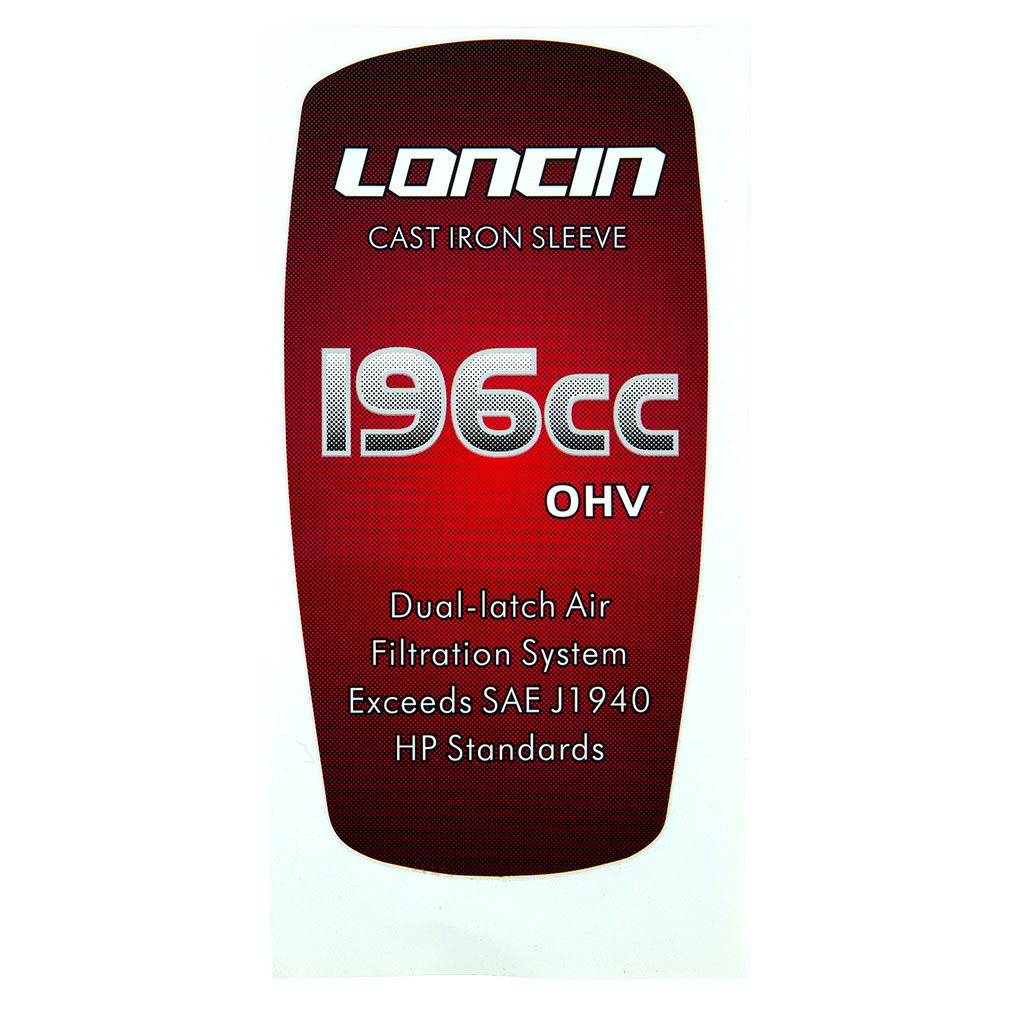 GA/Stens LON370322143 Engine Cowl 1P70Fc / Lc1P70Fc Decal LON370322143