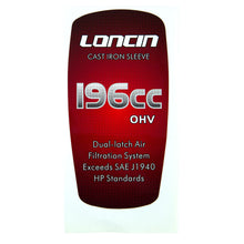 Load image into Gallery viewer, GA/Stens LON370322143 Engine Cowl 1P70Fc / Lc1P70Fc Decal LON370322143