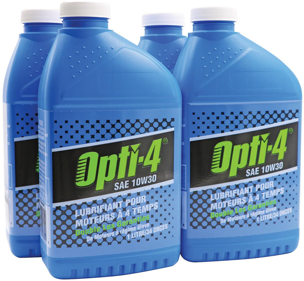 PowerMowers provides professional lawn & garden products that prioritises cutting-edge performance & user-safety. Opti-4 10W30 Engine Lubricant set of 4