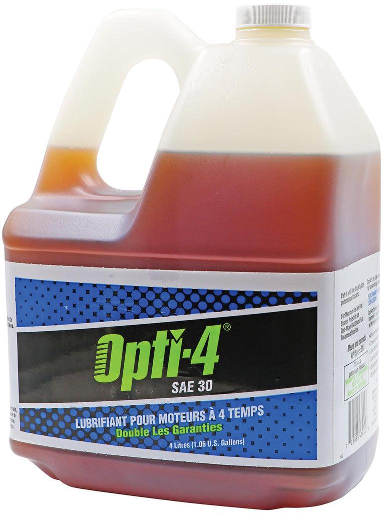 PowerMowers provides professional lawn & garden products that prioritises cutting-edge performance & user-safety. Opti-4 30W Engine Lubricant 4 Litre Bottle