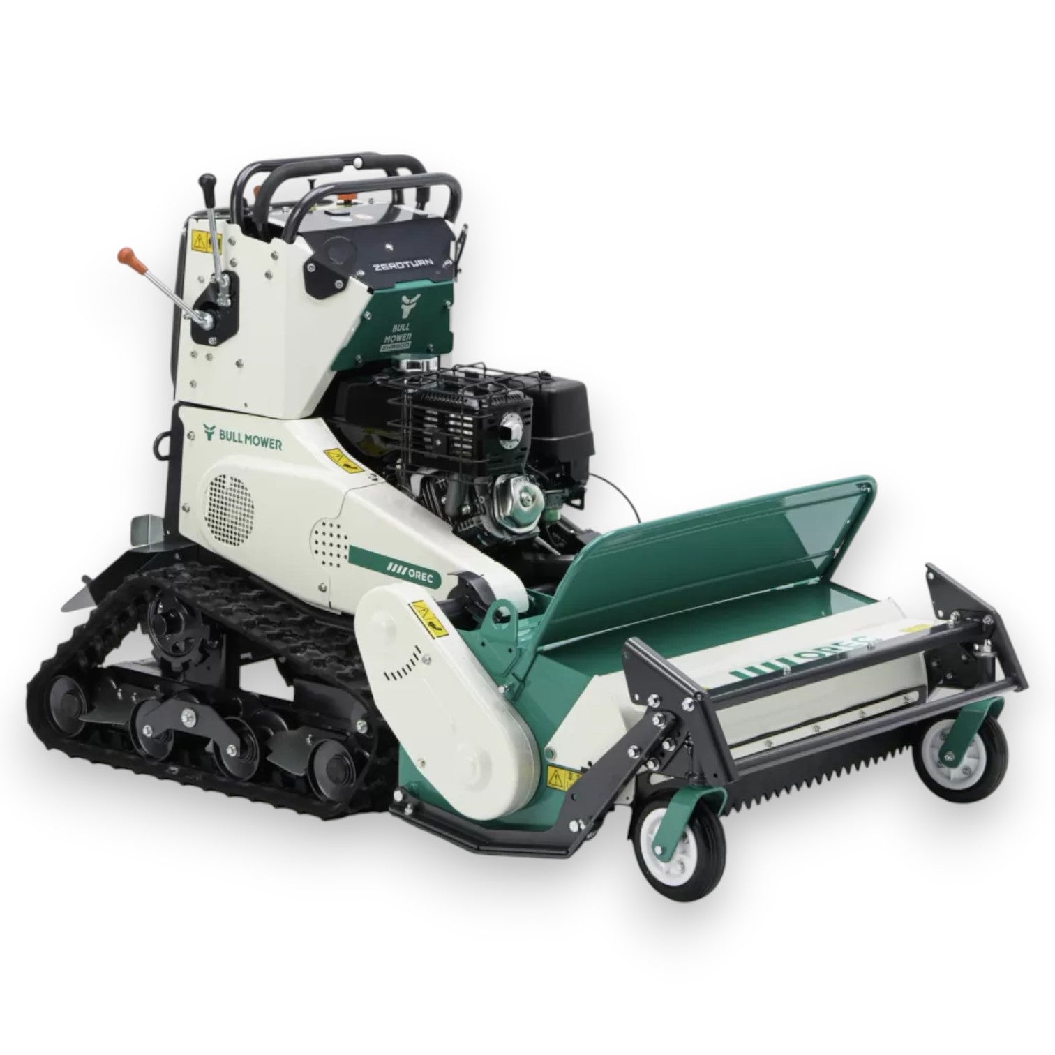 Orec ZHR800 389cc Professional Tracked Zero-Turn Stand-On Flail Mower - 800mm Cut