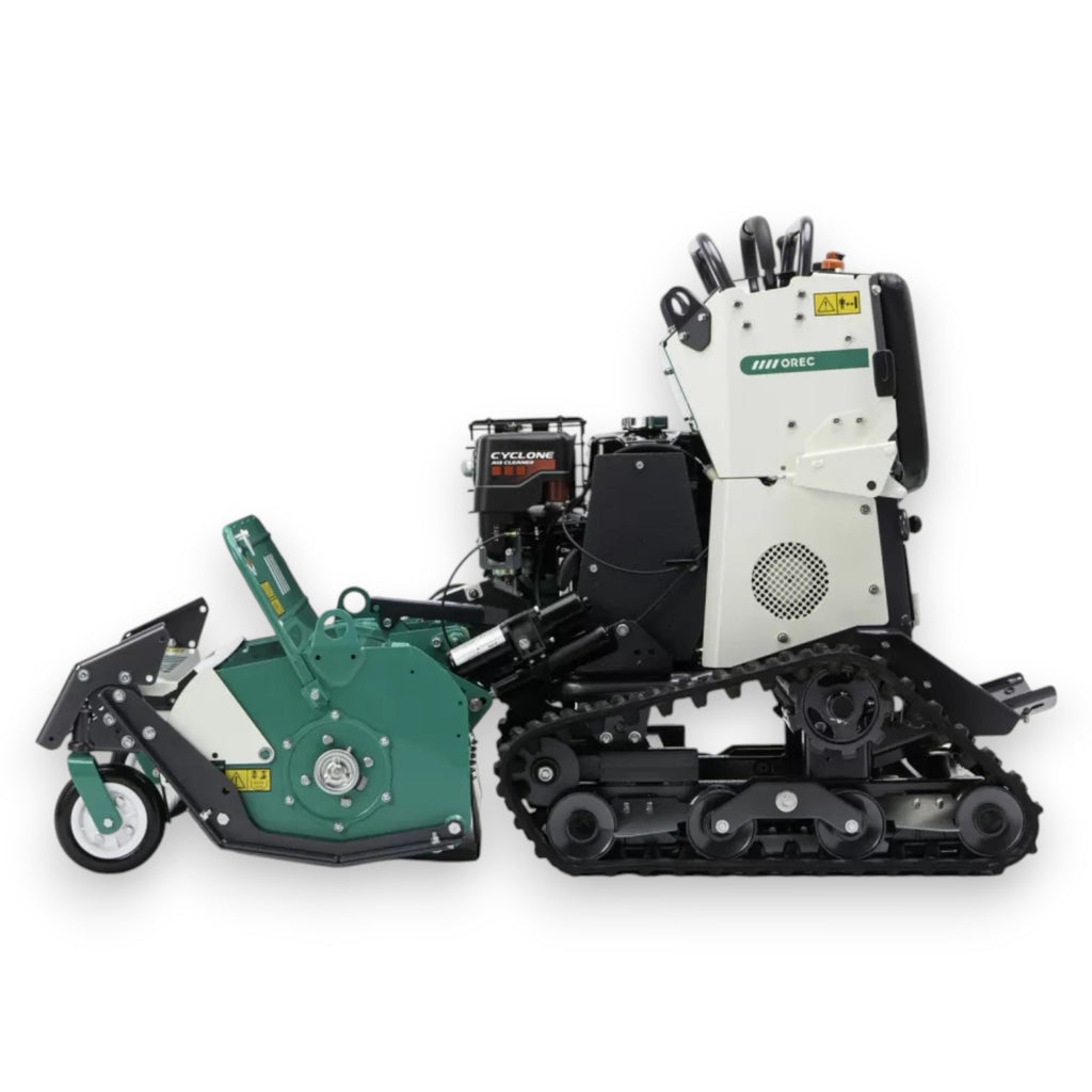 Orec ZHR800 389cc Professional Tracked Zero-Turn Stand-On Flail Mower - 800mm Cut