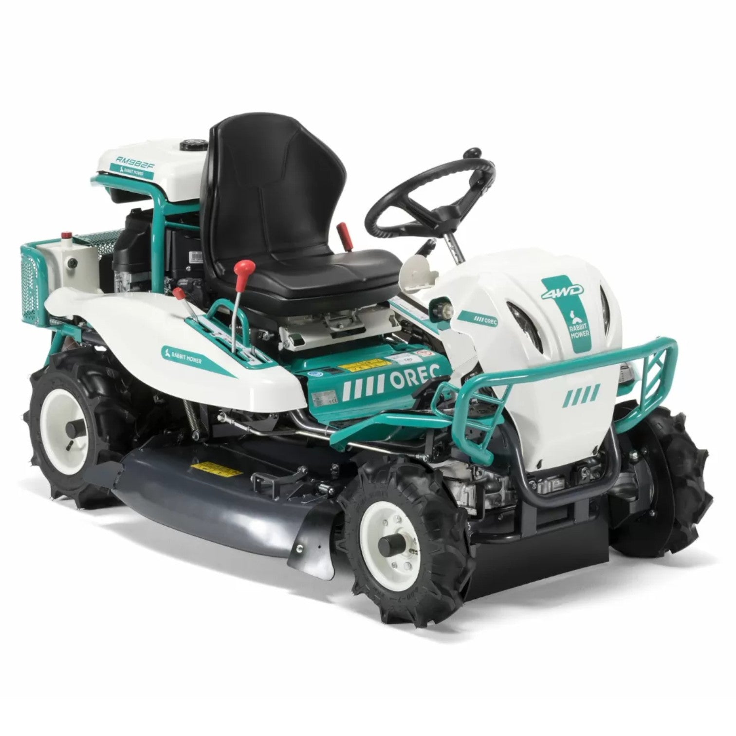 Orec RM982F 627cc Professional 4WD Rabbit Ride-On Brush Mower - 975mm Cut