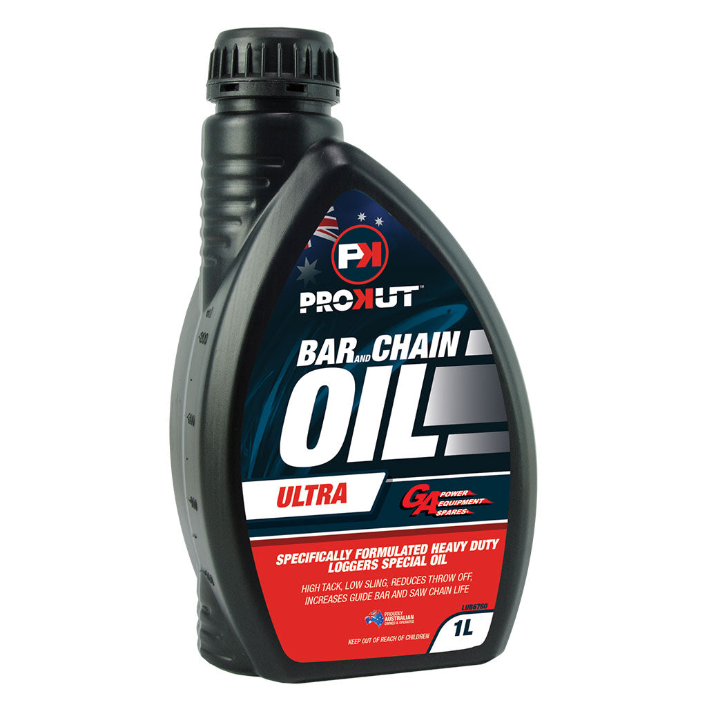 PowerMowers provides professional lawn & garden products that prioritises cutting-edge performance & user-safety. GA/PROKUT Heavy Duty Bar & Chain Oil 1 Litre LUB6760