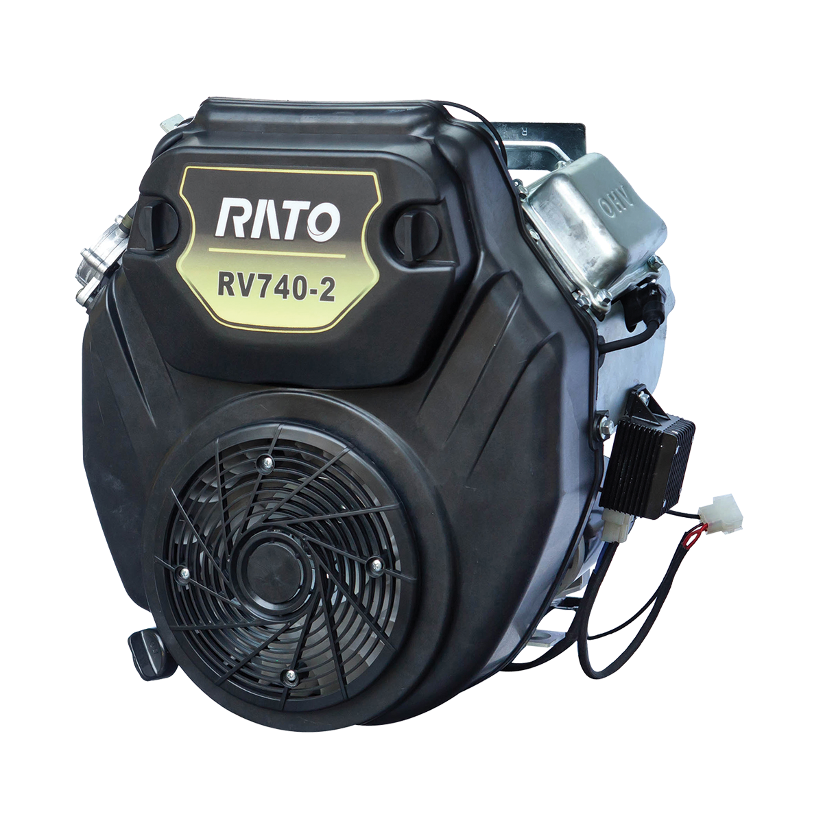 Rato 25hp V-Twin Vertical Shaft OHV Engine - 1