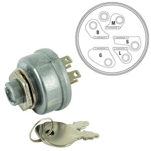 Load image into Gallery viewer, GA/MTD/AYP/Cox/Cub Cadet/Dixon/John Deere/Husqvarna/Murray/Noma/Rover/Scag/TORO SWT1035/SWT1036/AM014/AM102551/AO7678 Starter Ignition Switch 44745, 300295