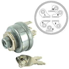 Briggs & Stratton/Ferris Genuine Ignition Switch-Key Kit 493625, 692318, 490066, 5100021
