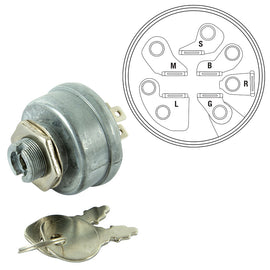 Briggs & Stratton/GA/sabre/John Deere/Scag SWT6059/AM119111/SWT1036 Ignition Switch 692318, 493625
