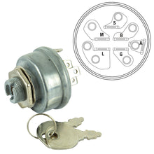 Load image into Gallery viewer, MTD/Briggs &amp; Stratton/GA SWT6161/SWT1036 Ignition Switch 6 Terminals SWT6161, SWT1036
