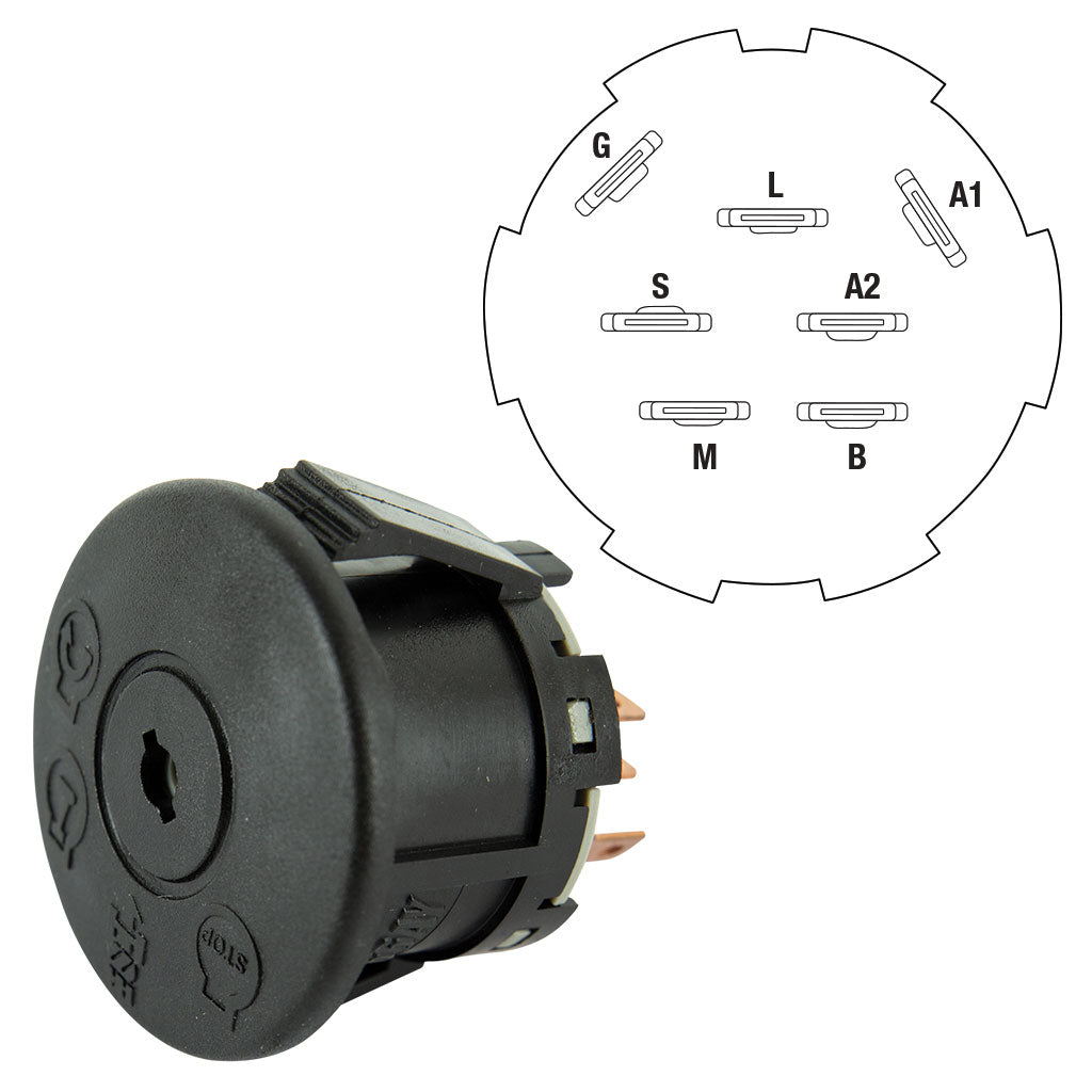 Husqvarna/GA SWT7466/CTH2642TE/YTH2242TDF/YTH2648TDF/GTH2752TF Ignition Switch SWT7466, CTH2642TE