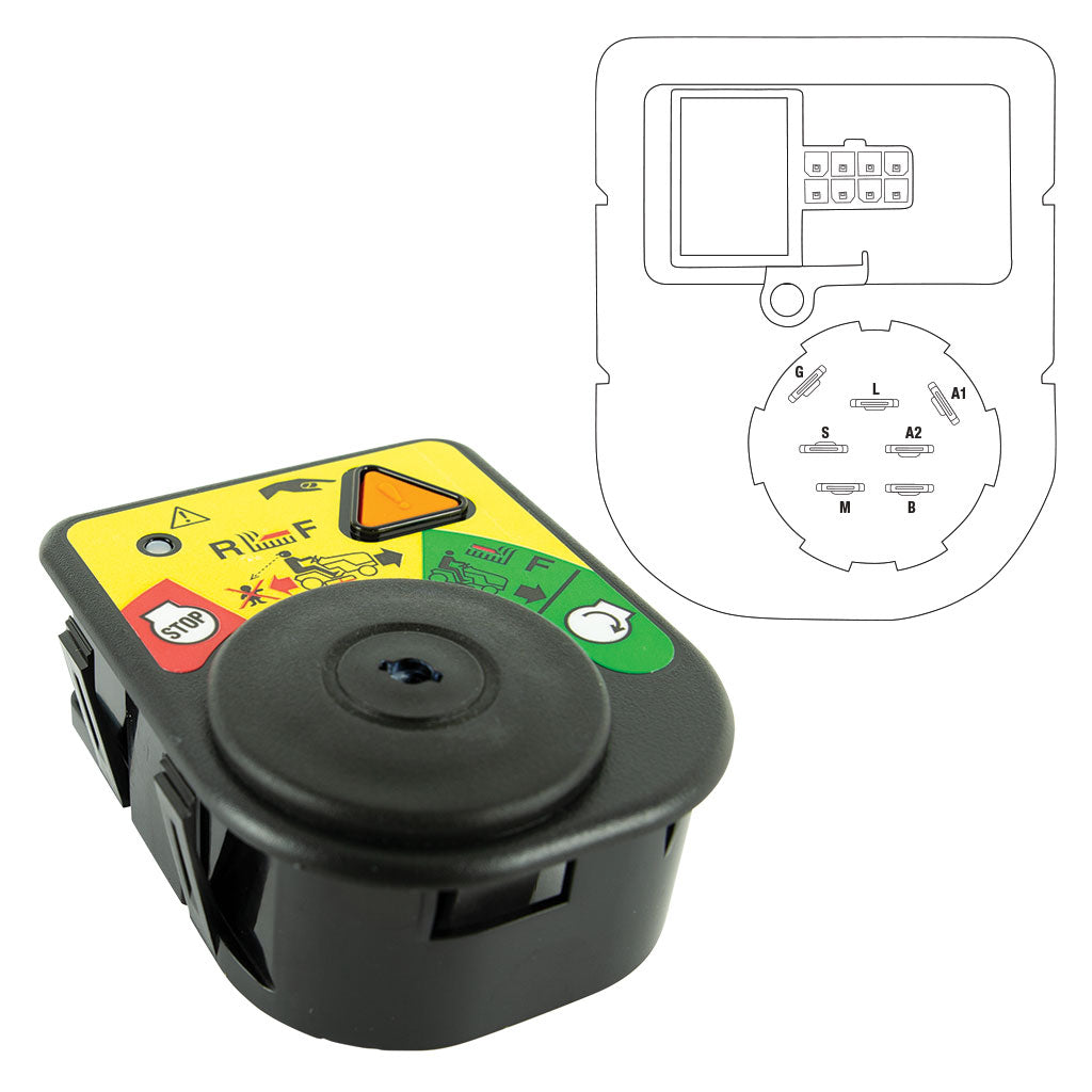 MTD/GA/Cub Cadet/Massey Ferguson/Masport/Rover SX-48/SX-54/SZ-54/RZT-50/SWT8310 Ignition Switch & Module XT1-LX42, XT2-LX42