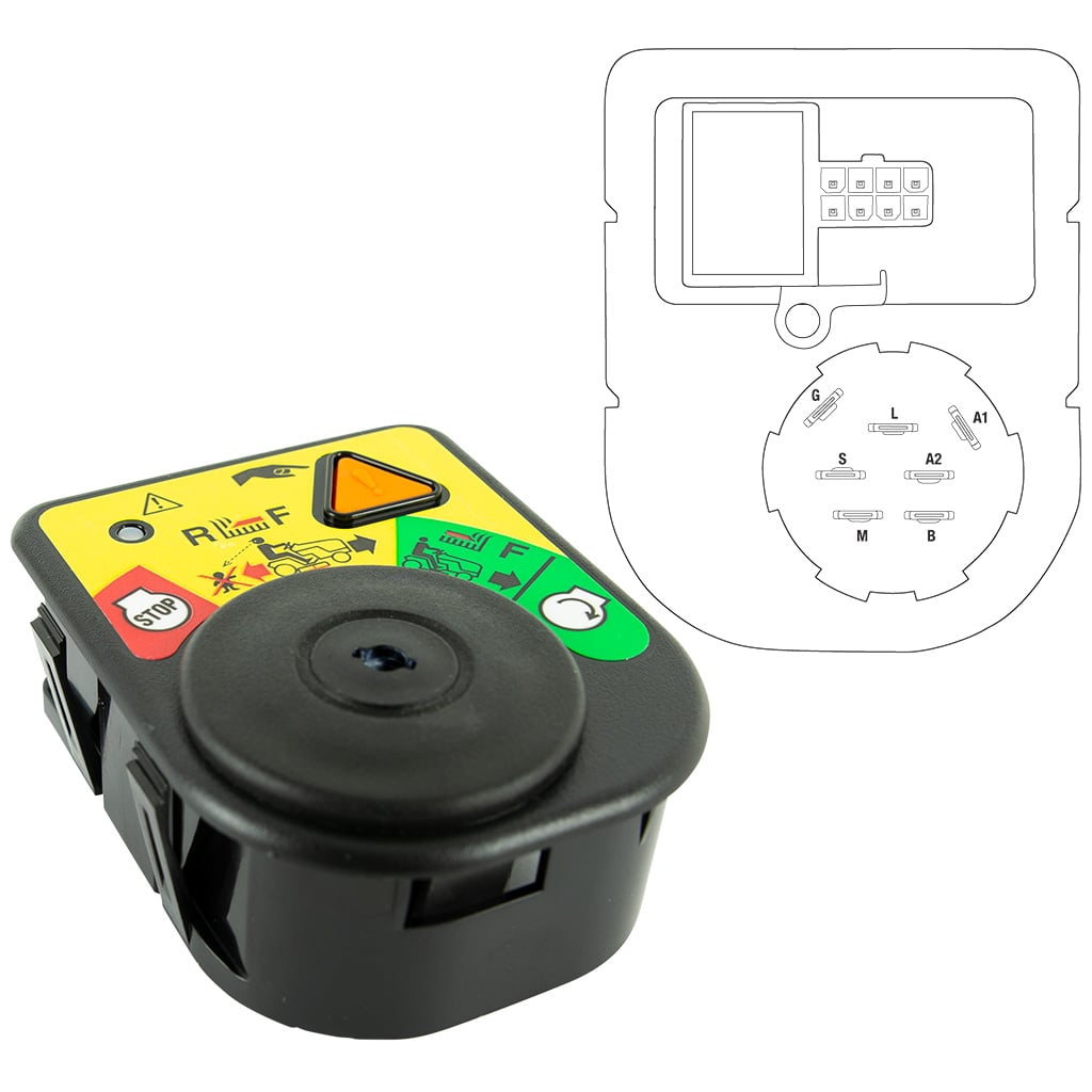GA/Cub Cadet/Masport/Massey Ferguson/MTD/Rover LT-125/SWT8328/CC115/LT1042/LTX1042 Ignition Switch Manual Pto XT1-LT42, XT2-LX42