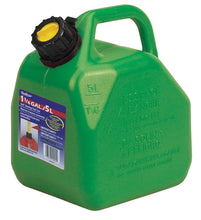 Load image into Gallery viewer, PowerMowers provides professional lawn &amp; garden products that prioritises cutting-edge performance &amp; user-safety. Scepter 5 Litre Green Two Stroke Fuel Container FUE7495, FUE8265