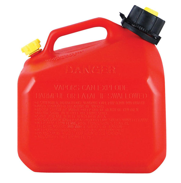 Scepter 5 Litre Jerry Can No Vent Red Fuel Container 07781 – Power Mowers