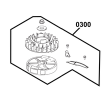 Load image into Gallery viewer, Yardking/Cheeta/Victa Cooling Fan/Flywheel V127, V1 Kit 80102158