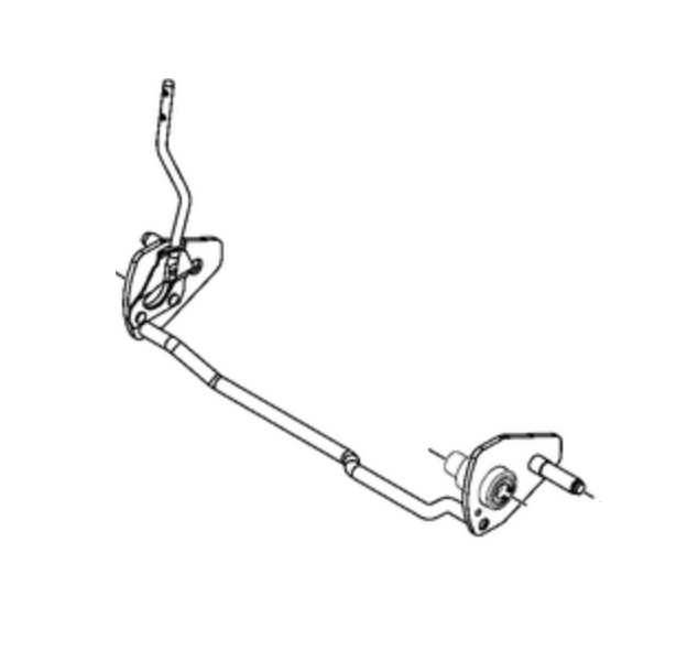 Victa Genuine Corvette 400/Pace 400/Easy Walker 19" Rear Axle and Height Lever Assy. CH88425A