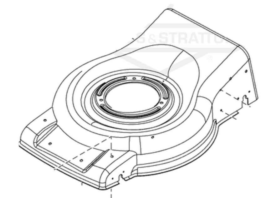 Victa Genuine 20" Hurricane/Fighter Steel Deck Kit Assembly CH88502A