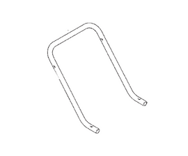 Victa Genuine Lower Handle Looped (Black) CH86202G