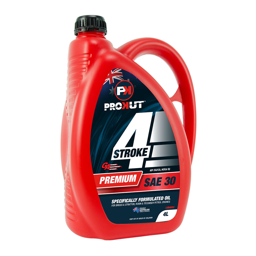 PowerMowers provides professional lawn & garden products that prioritises cutting-edge performance & user-safety. Briggs & Stratton/Robin/Tecumseh 4-Stroke Engine Oil SAE30 4L LUB6002