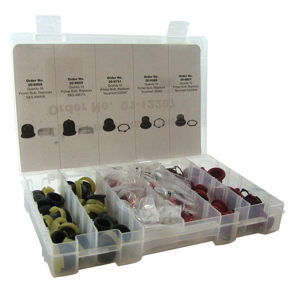 PowerMowers provides professional lawn & garden products that prioritises cutting-edge performance & user-safety. Briggs & Stratton/Tecumseh Four Stroke Primer Bulb Assortment Kit CAM6900