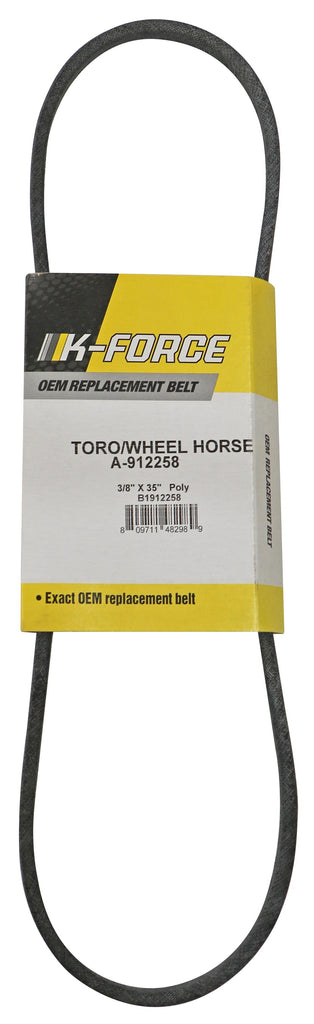 PowerMowers provides professional lawn & garden products that prioritises cutting-edge performance & user-safety. Toro 912258 OEM Spec Belt 912258