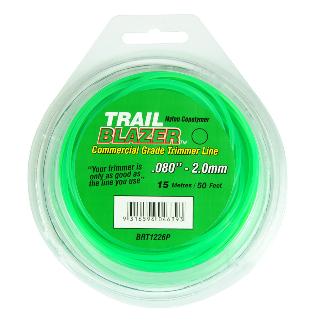 PowerMowers provides professional lawn & garden products that prioritises cutting-edge performance & user-safety. Trail Blazer Trimmer Line .080" (2.00mm) Teardrop Loops 4084, 4085