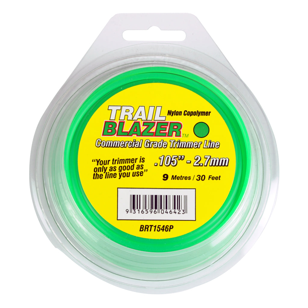 PowerMowers provides professional lawn & garden products that prioritises cutting-edge performance & user-safety. Trail Blazer Trimmer Line 0.105" (2.70mm) 30ft, 9m Teardrop Loops BRT1546P