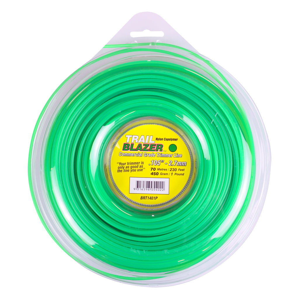 PowerMowers provides professional lawn & garden products that prioritises cutting-edge performance & user-safety. Trail Blazer Trimmer Line .105" 230ft (70m) 450g, BLTRB1051092