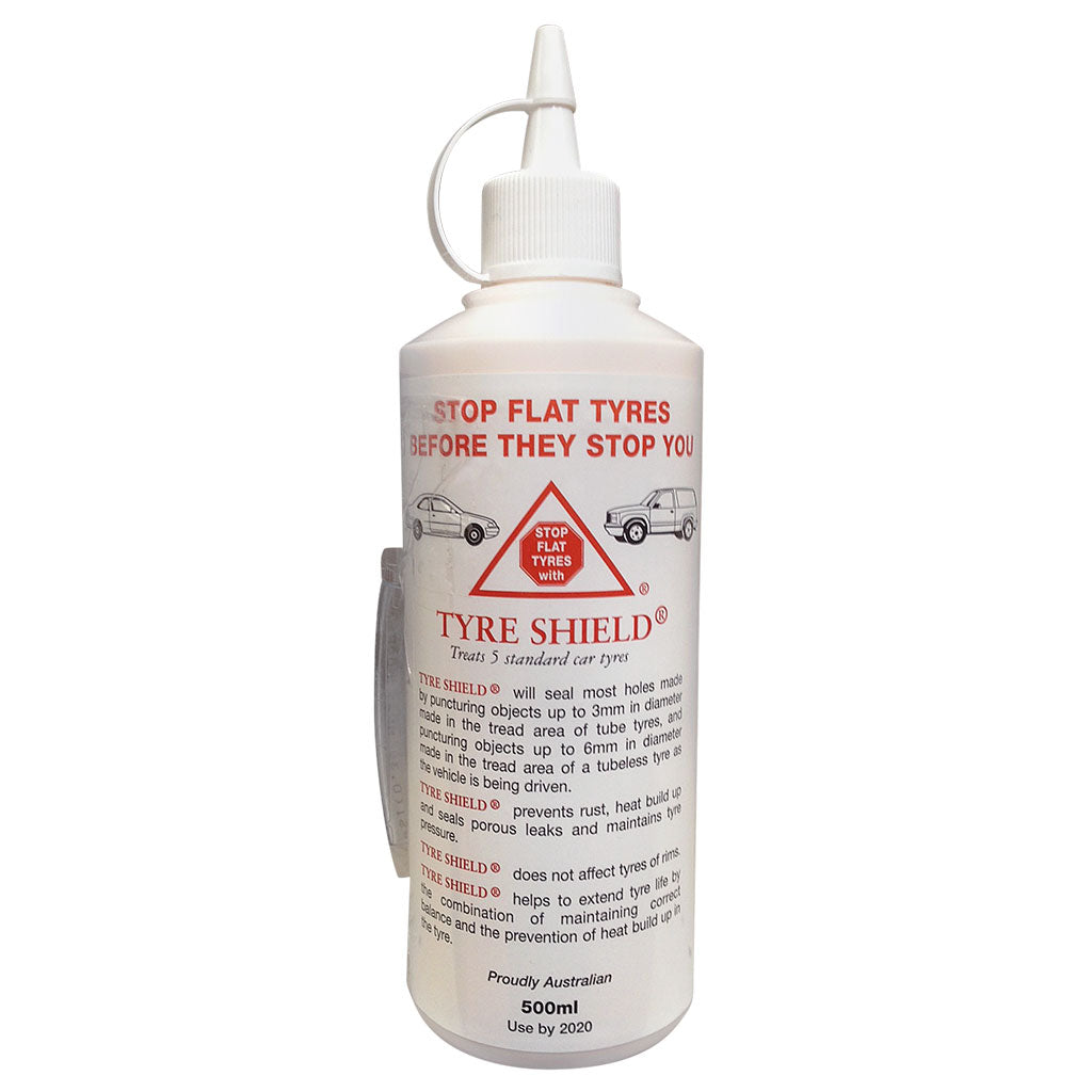 PowerMowers provides professional lawn & garden products that prioritises cutting-edge performance & user-safety. Tyre Shield 500ml Tyre Sealant for Tube & Tubeless Tyres