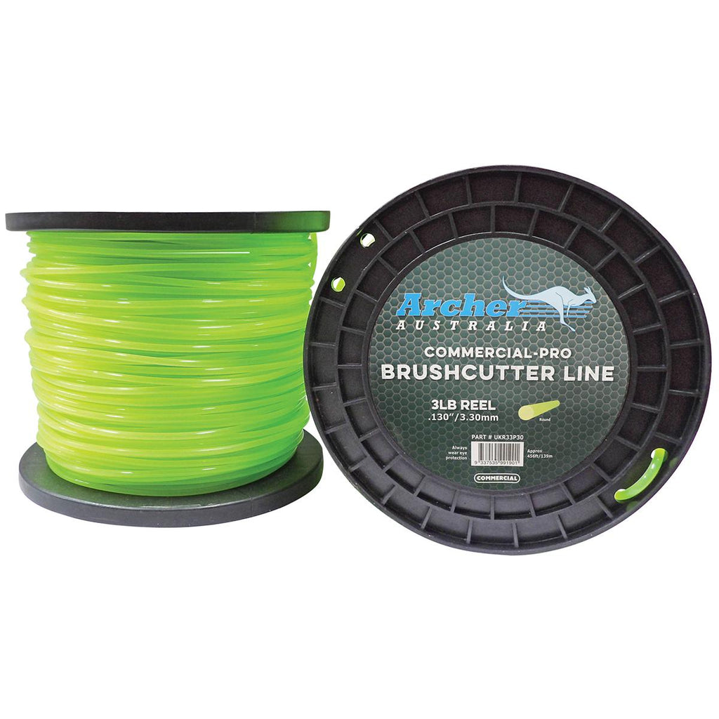 Archer Commercial-Pro Round Nylon Line 3.30mm/.130" 3lb Reel UKR33P30