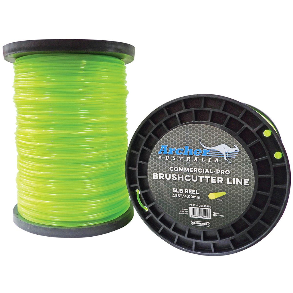 Archer Commercial-Pro Round Nylon Line 4.00mm/.155" 5lb Reel UKR40P50