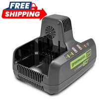 Load image into Gallery viewer, GREENWORKS 60V Pro Dual Port Rapid Charger (10A) 2941207AU
