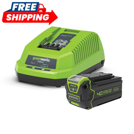 GREENWORKS 40V 4.0Ah Gen II Lithium-Ion Battery & Charger Kit 2931802AU-Kit-4