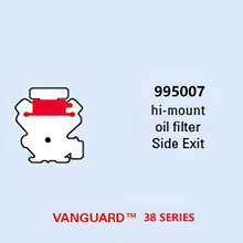 Load image into Gallery viewer, Briggs &amp; Stratton 21-23hp Vanguard™ V-Twin High-Mount Oil Filter Side Exist Muffler Kit 995007