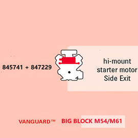 Briggs & Stratton 27-40hp Vanguard™ V-Twin High-Mount Starter Motor Side Exist Muffler 845741