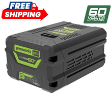 Load image into Gallery viewer, GREENWORKS 60V Pro 4.0Ah Lithium-Ion Battery 2935807AU