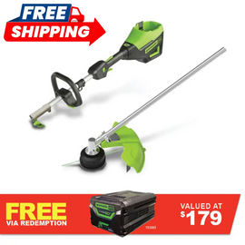 GREENWORKS 60V Pro Multi-Attachment Series String Trimmer Skin 2109007AU - FREE REDEMPTION KIT