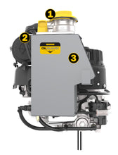 Load image into Gallery viewer, Briggs &amp; Stratton 28hp EFI Oil Guard Dry Sump Vanguard™ V-Twin Vertical 1-1/8&quot; Shaft Engine with Heavy Duty Donaldson Filter 49E877-0036