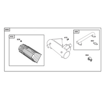 Load image into Gallery viewer, Briggs &amp; Stratton 27-40hp Vanguard™ V-Twin Side-Mount Oil Filer Side Exist Muffler Kit 847278