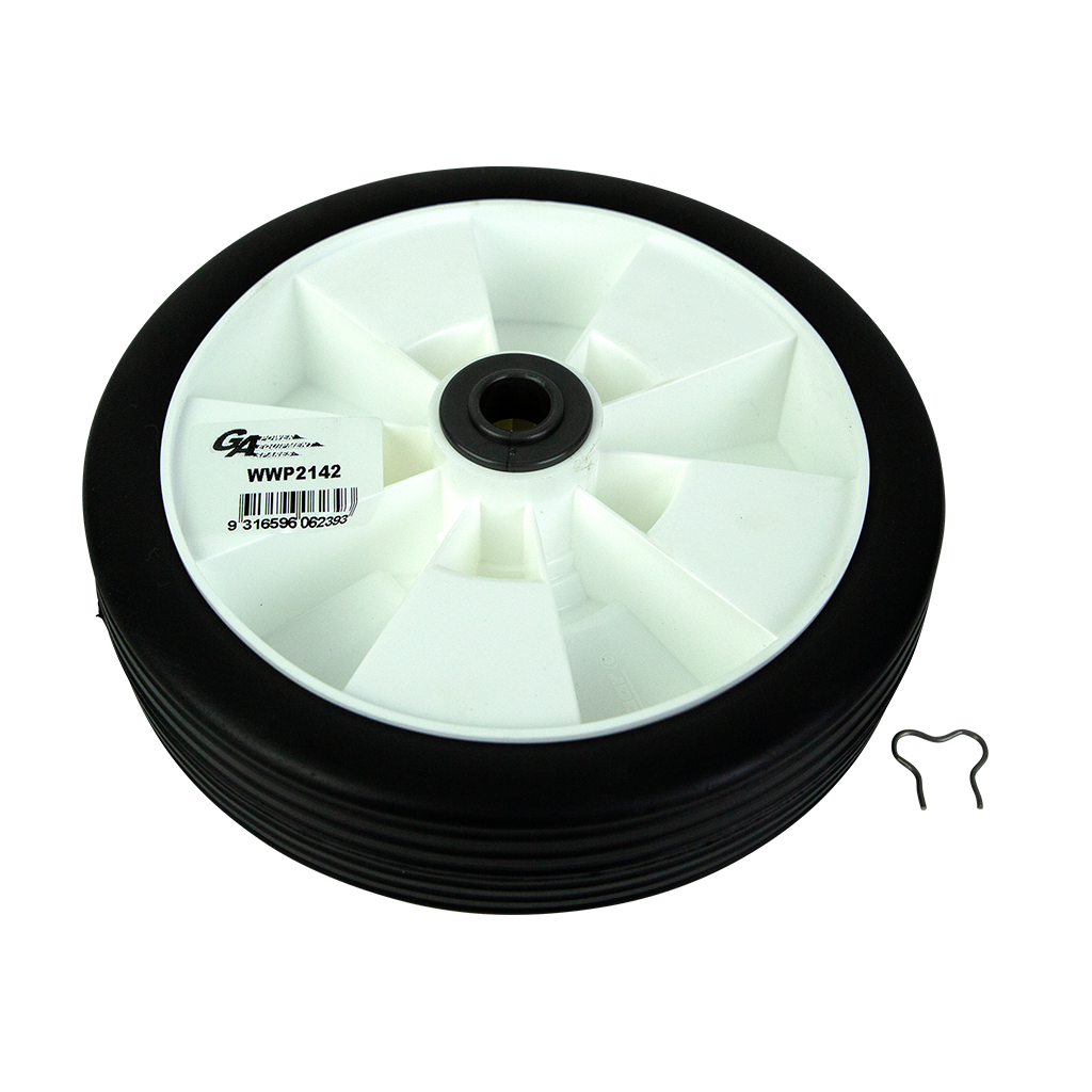 Victa/GA/LawnMaster/Craftsman WWP2142/CH83686A Plastic Wheel Assembly 7" W/ Bearing & 9/16" Bush WWP2142, CH83686A