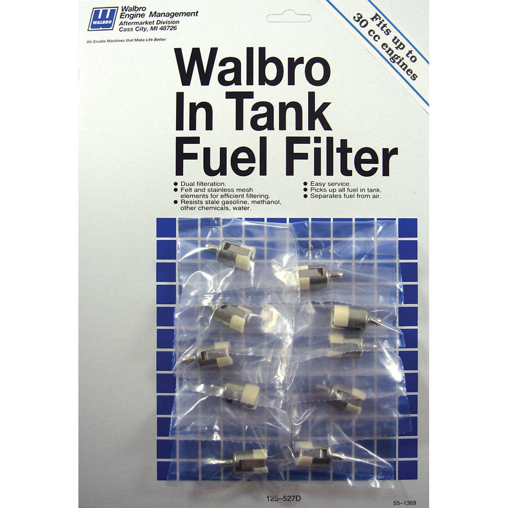 PowerMowers provides professional lawn & garden products that prioritises cutting-edge performance & user-safety. Walbro OMK125-527D Small In Tank Pickup Filter 125-527-1